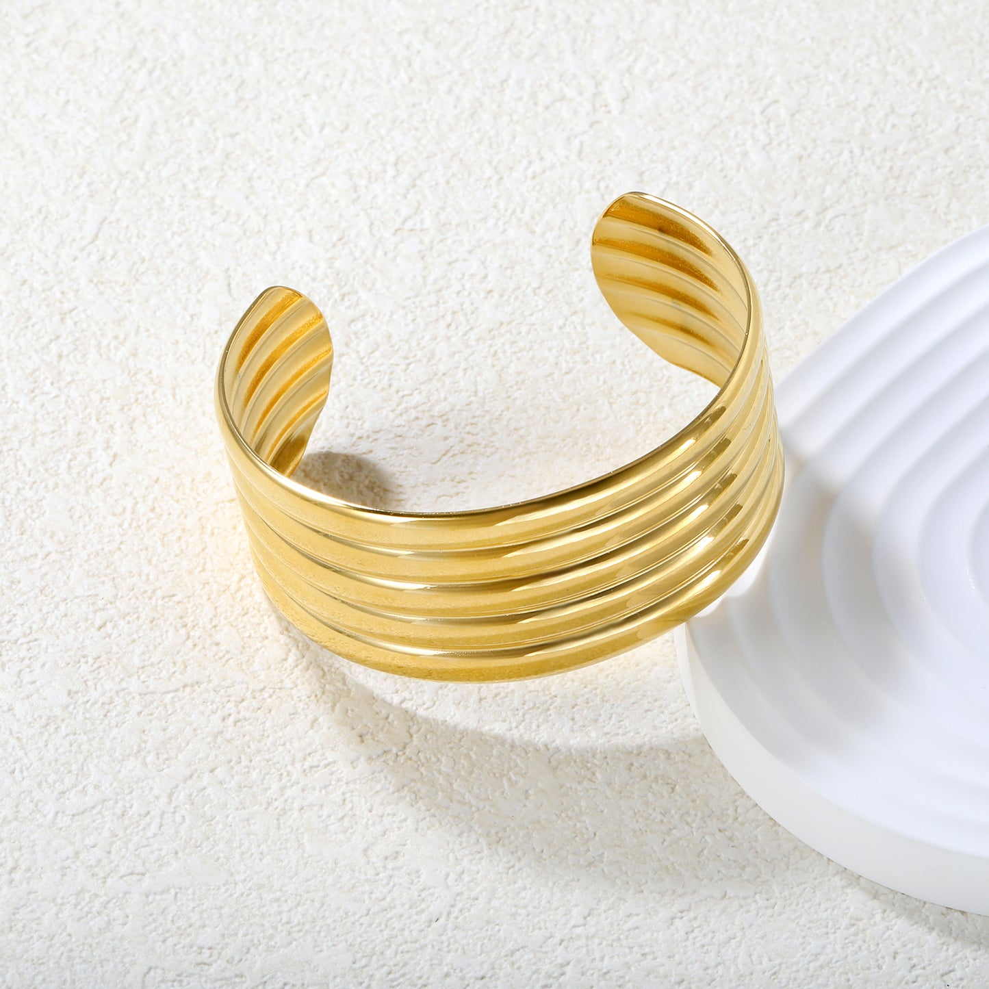 Gold Cuff Bangle