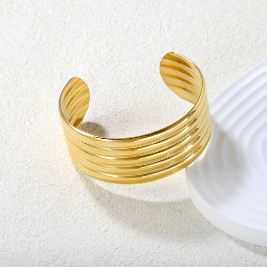 Gold Cuff Bangle