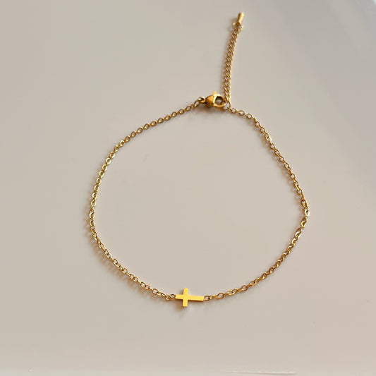 Cross Anklet