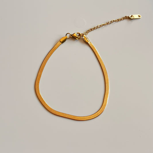Gold Snake Chain Bracelet