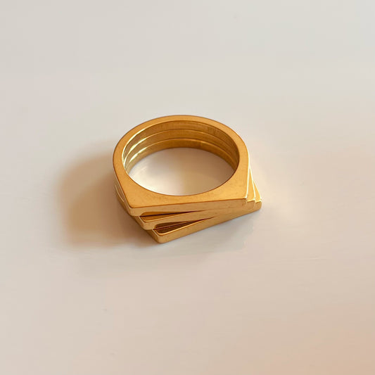 Tripple Geometric Ring