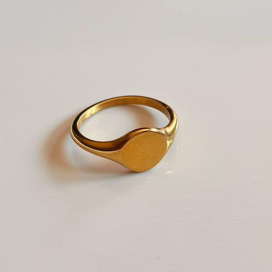 Simple Gold Bay Ring