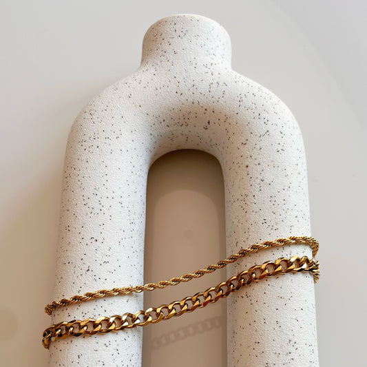 Calypso Man Gold Bracelet Set