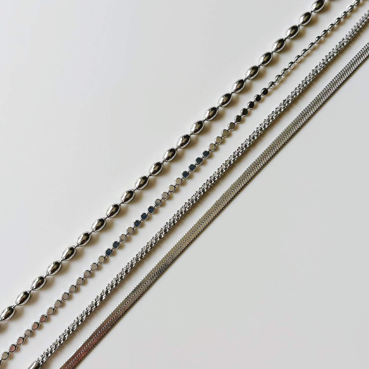 Silver Shore Bracelet Set