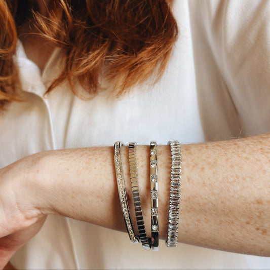 CZ Silver Tennis Bracelet